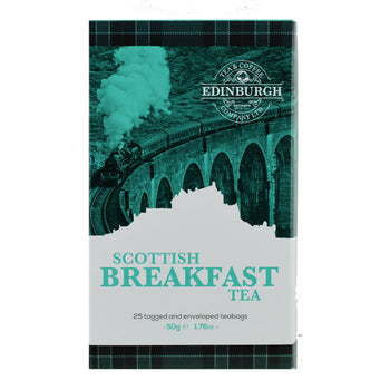 Edinburgh Scottish Breakfast Tea - 25 Tagged & Wrapped Bags