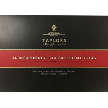 Taylors of Harrogate - Assorted Specialty Teas 48 bags individually wrapped.