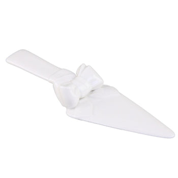 White Bow Tie 10.5 Inch Cake Server