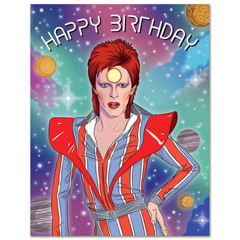 THE FOUND - Bowie You Are a Star Birthday Card