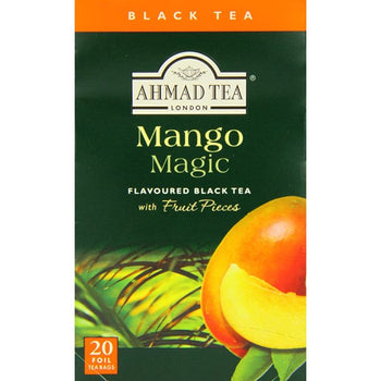 Ahmad Mango Magic Black Tea 20 Foil Wrapped Teabags