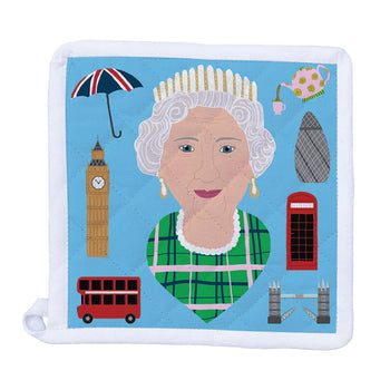 Naked Decor - Queen of England Potholder