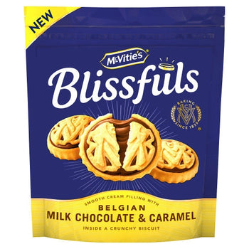 McVitie's Blissfuls Belgian Milk Chocolate & Caramel 172g