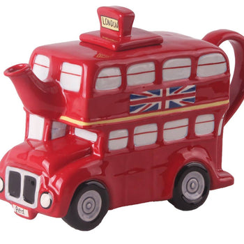 Blue Sky Clayworks - London Bus Teapot