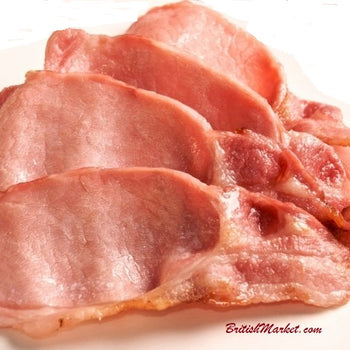 Donnelly Imported Irish Back Bacon Rashers. 227g/8oz - 8oz Ship weight