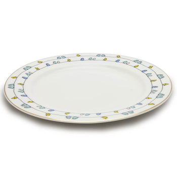 Birds Friends Dessert Plates, Set of 4