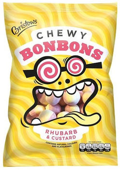 Bristows Rhubarb & Custard Chewy Bon Bons 150g