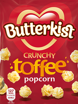 Butterkist Cruchy Toffee Popcorn. 78g