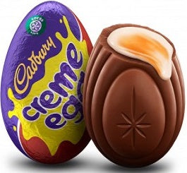 Cadbury British Creme Egg. 40g/1.4oz. Imported from the UK