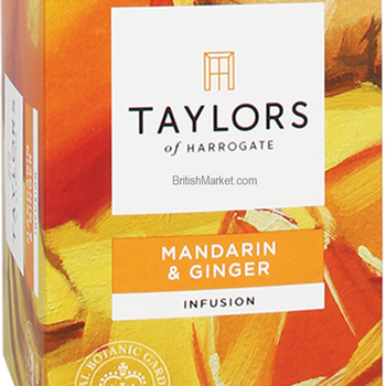 Taylors of Harrogate - Mandarin & Ginger Infusion. 20 Bags individually wrapped.