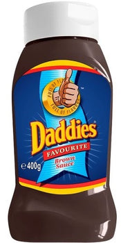 Daddies Sauce Large Squeezy Bottle. 400g/14oz
