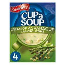 Batchelors Cup a Soup Cream of Asparagus 4 Sachets 117g