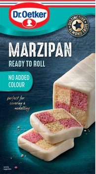 Dr Oetker Marzipan No Added Colour - Ready To Roll. 454g/1lb