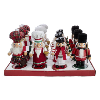 Kurt S. Adler, Inc. - 8inch  International Nutcracker Assortment, 4 Assorted 1 Piece