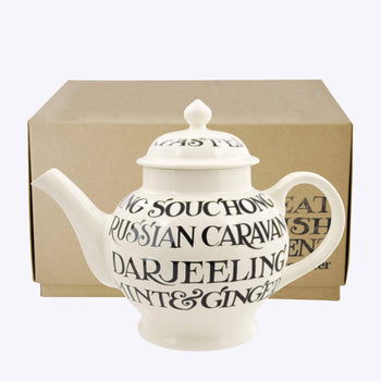 Emma Bridgewater - Black Toast 4 Mug Teapot Boxed