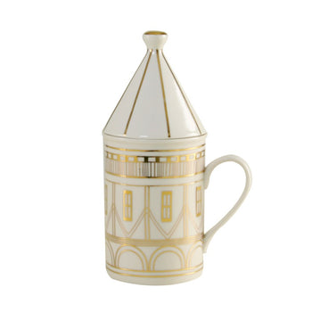 Architecture Gold Craft 2 pc Covered Mug Set