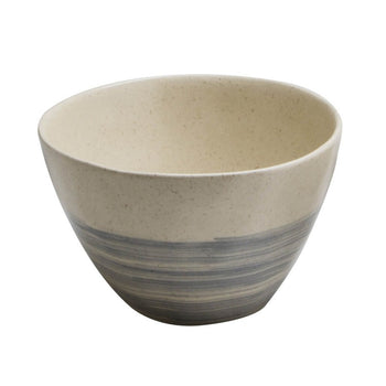 Organic Brush Blue Bowls, Set of 2