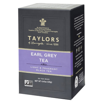 Taylors of Harrogate - Earl Grey. 20 Teabags individually wrapped.