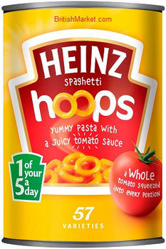 Heinz Spaghetti Hoops in Tomato Sauce. 400g / 15oz