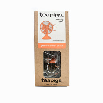 teapigs - Green Tea with Peach. 15 Tea Temples