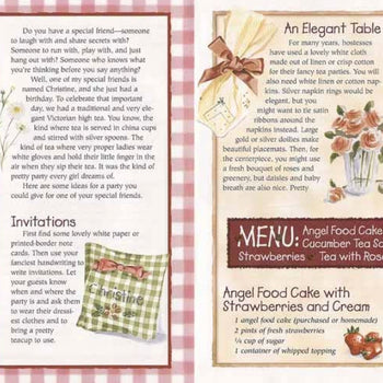 Let’s Have A Tea Party Book - Special Celebrations for Little Girls.