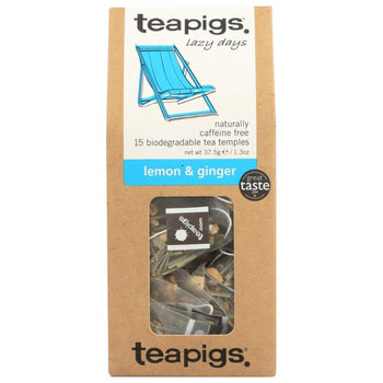 Teapigs Lemon and Ginger 15 Tea Temples