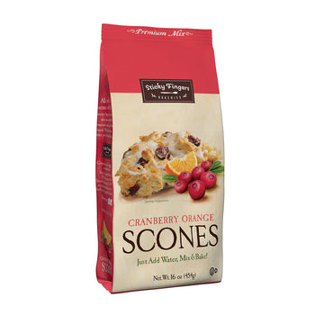 Sticky Fingers Cranberry Orange Scone Mix 16oz (12 servings).