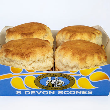 Haywood & Padgett Devon Scones. 8 pack. 500g - 1lb Ship Weight