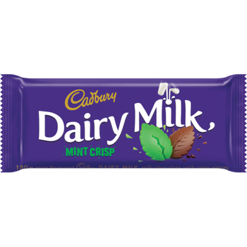 Cadbury Irish Dairy Milk Mint Crisp 54g