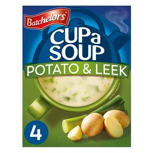 Batchelors Cup A Soup Potato And Leek, 4 Sachets 107g