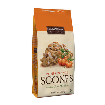 Sticky Fingers Pumpkin Spice Scone mix 15oz (12 servings).