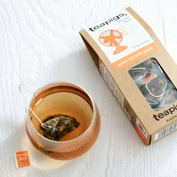 teapigs - Green Tea with Peach. 15 Tea Temples