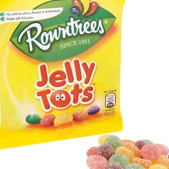 Rowntree Jelly Tots Bag. 42g/1.4oz