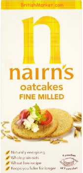 Nairns  Fine  Milled Oatcakes. 218g