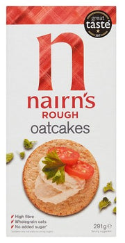 Nairns Rough Oatcakes. 291g/10.2oz