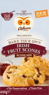 Odlums Irish Fruit Scones Mix. 450g