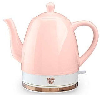 Pinky Up - Ceramic Electric Tea Kettle - Pink