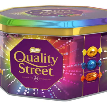 Quality Street Luxury Extra Large Hexagonal Tin. 1.93KG