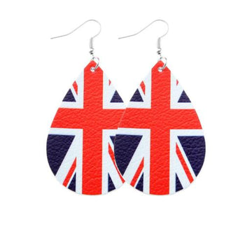 Union Jack Drop Earrings