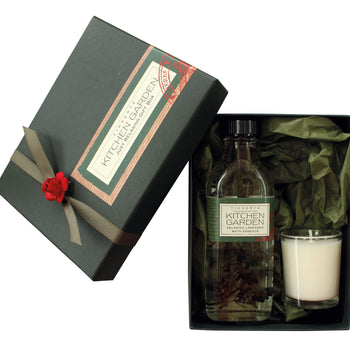 Kitchen Garden Just Relaxing Gift Box (Lavender Bath Essence and Candle)