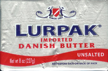 Lurpak Unsalted Butter - 8oz ship weight