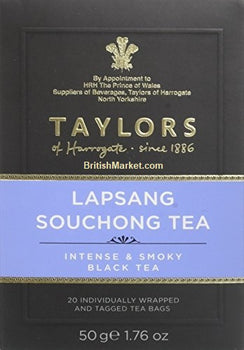 Taylors of Harrogate - Lapsang Souchong Tea. 50 bags.