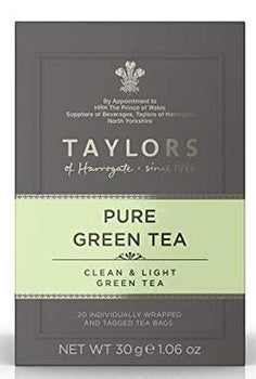 Taylors of Harrogate - Pure Green Tea. 20 Tea Bags individually wrapped.