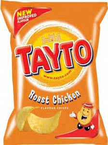 SALE Best Before 30th May 2026 Tayto Crisps Roast Chicken Flavour. 32.5g