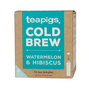 teapigs Cold Brew - Watermelon & Hibiscus. 10 Tea Temples.