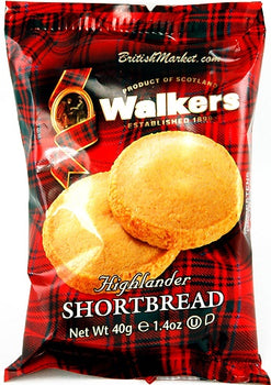Walkers Highlander Shortbread. 2 Pack