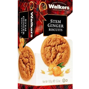 Walkers Shortbread Stem Ginger Biscuits 5.3oz