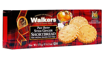Walkers Pure Butter Stem Ginger Shortbread 150g