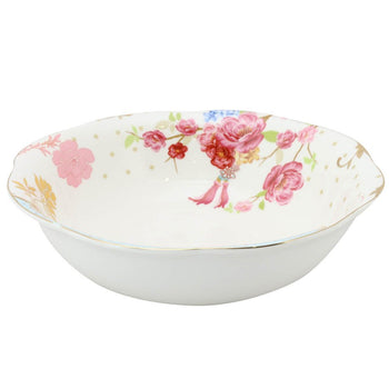 Pink Rose Dots Serving Bowls. Set of 2