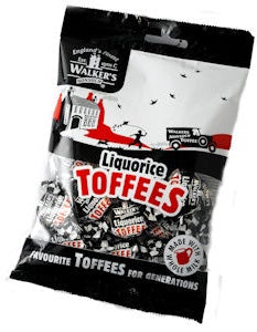 Walker's Nonsuch Liquorice Toffees Bag 150g